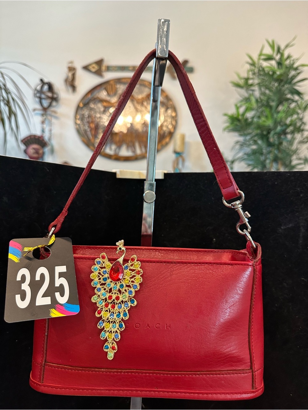 Coach #325 Bleeker Demi Pouch in gorgeous red❤️